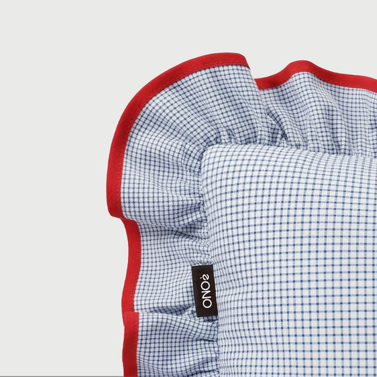 Coussin Sama - Petit Carreau Bleu