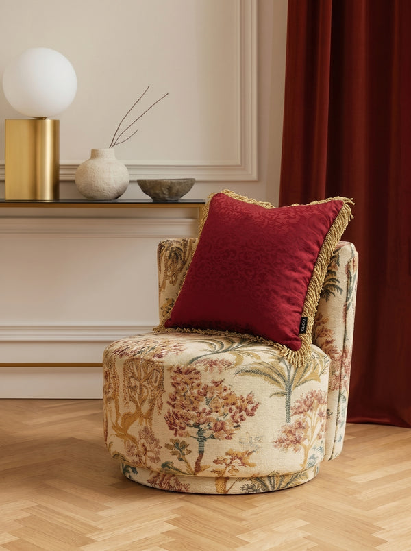 Coussin Dalia rouge