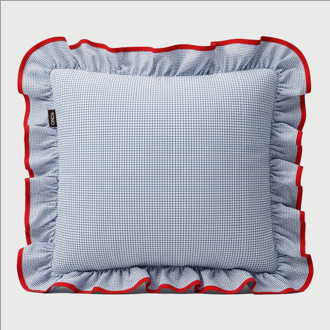 Coussin Sama - Petit Carreau Bleu